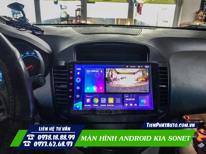 Màn hình Androidd tích hợp nhiều hệ thống hỗ trợ lái xe an toàn