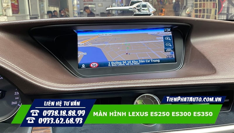 Tiến Phát Auto chuyên lắp màn hình Lexus ES250 ES300 ES350 tại TPHCM