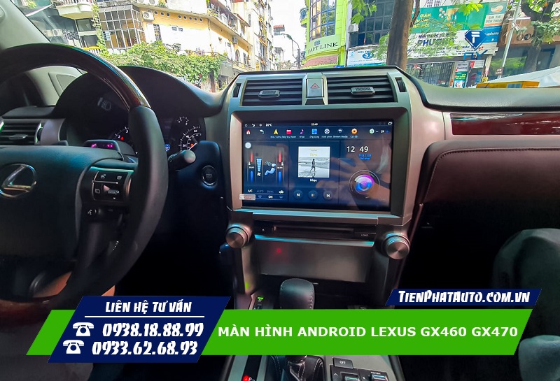 Màn hình Android cho Lexus GX460 GX470 mang lại nhiều trải nghiệm hơn