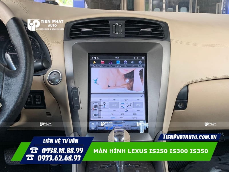 Màn hình Android cho Lexus IS250 IS300 IS350 đáp ứng mọi nhu cầu giải trí