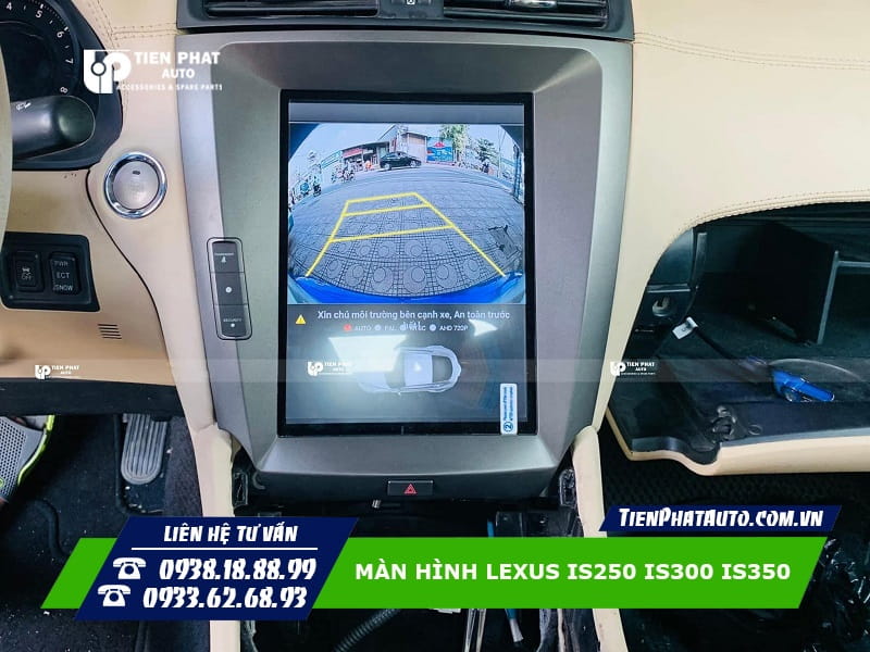 Màn hình Android cho Lexus IS250 IS300 IS350 hỗ trợ bạn lái xe an toàn hơn