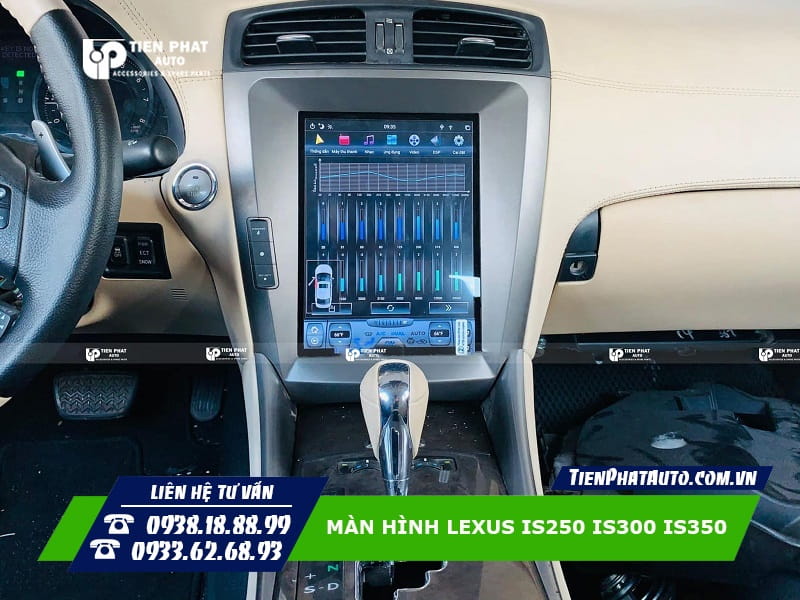 Màn hình Android cho Lexus IS250 IS300 IS350 mang lại nhiều sự tiện lợi