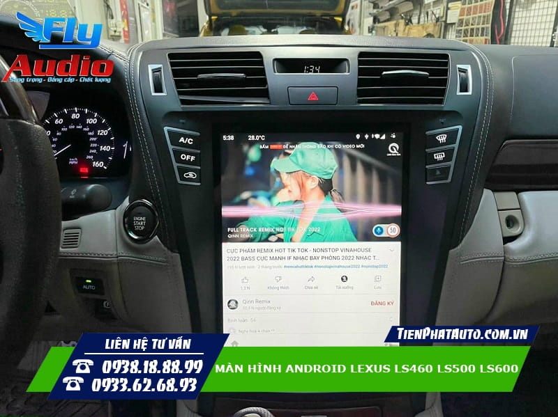 Màn hình Android Lexus LS460 LS500 LS600 đáp ứng các nhu cầu giải trí