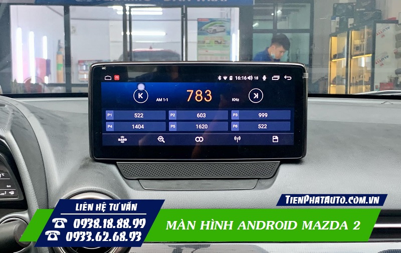 Màn hình Android Mazda 2 2021 đáp ứng mọi nhu cầu giải trí