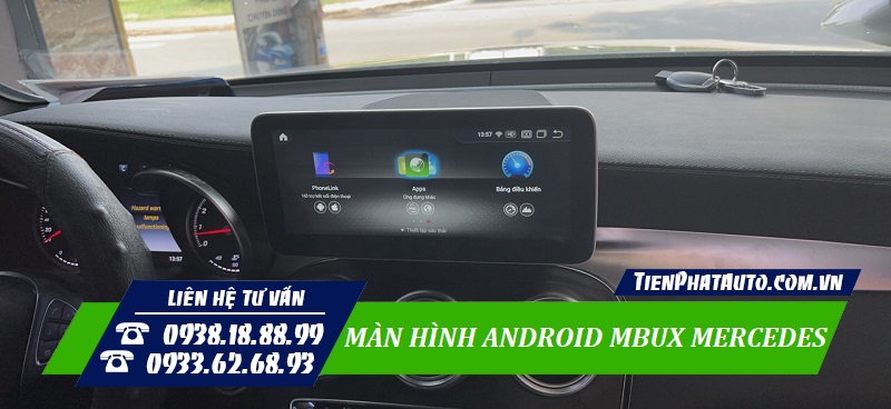 Màn hình Android MBUX dành riêng cho các dòng xe Mercedes