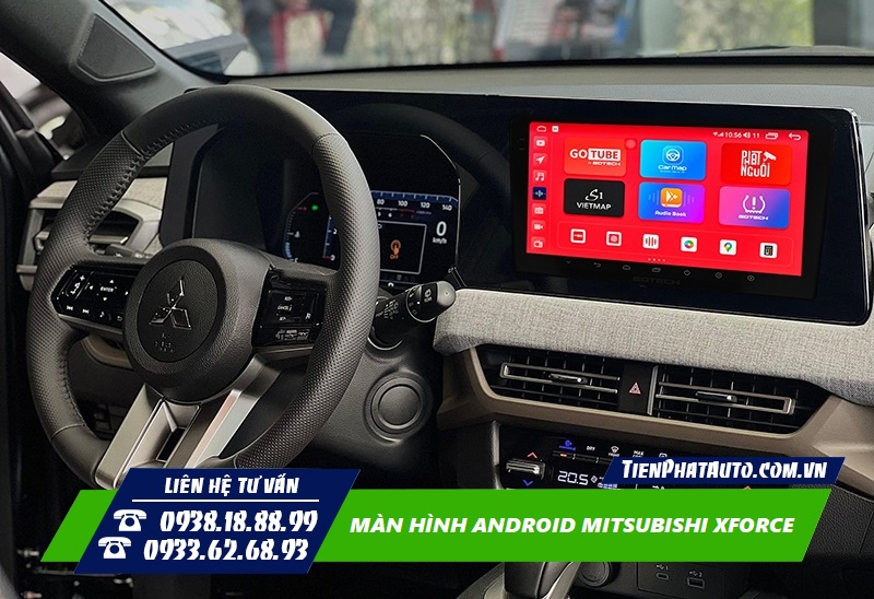 Lắp màn hình Android cho xe Mitsubishi Destinator mang lại nhiều sự tiện lợi
