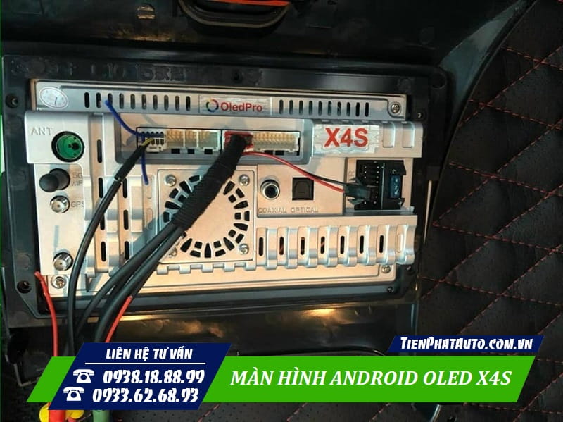 Màn hình OLED X4S thiết kế lắp đặt cắm giắc zin 100%