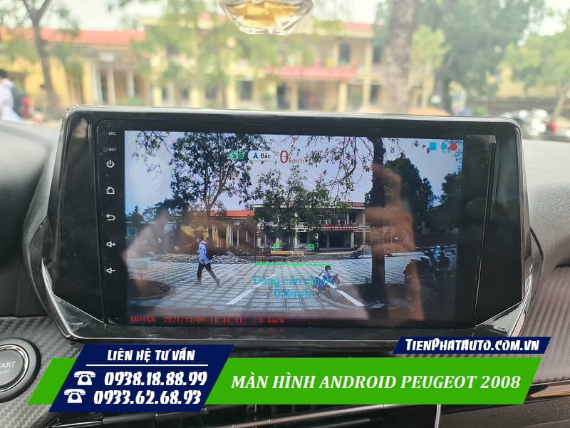 Màn hình Android tích hợp hệ thống camera giám sát hành trình