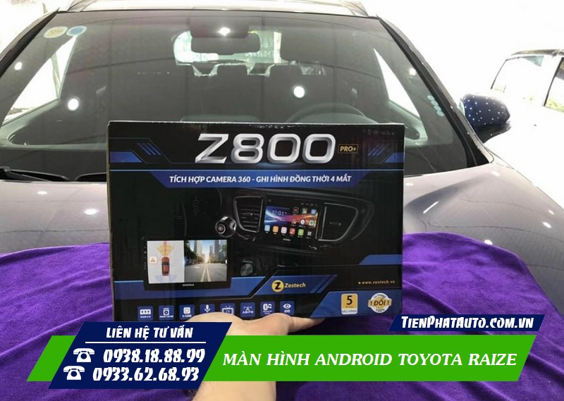 Tiến Phát Auto chuyên lắp màn hình Android cho Toyota Raize