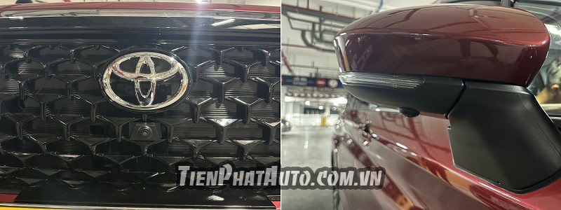 Hình ảnh vị trí bắt mắt camera khi lắp màn Android tích hợp camera 360