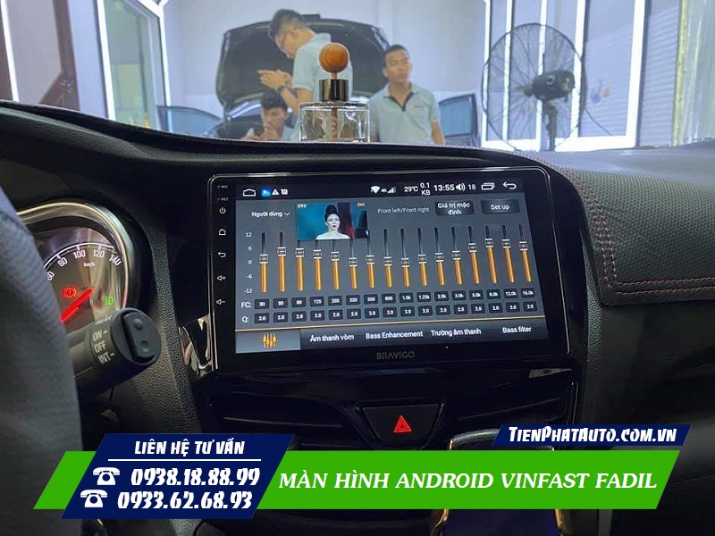 Bạn có thể tùy ý điều chỉnh chất lượng âm thanh của xe