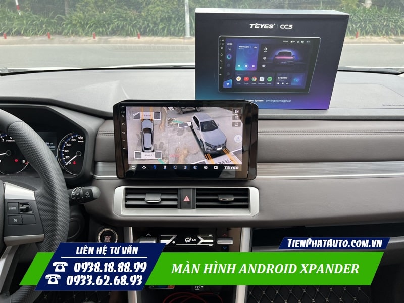 Màn hình Android Xpander 2023 tích hợp công nghệ camera 360 độ