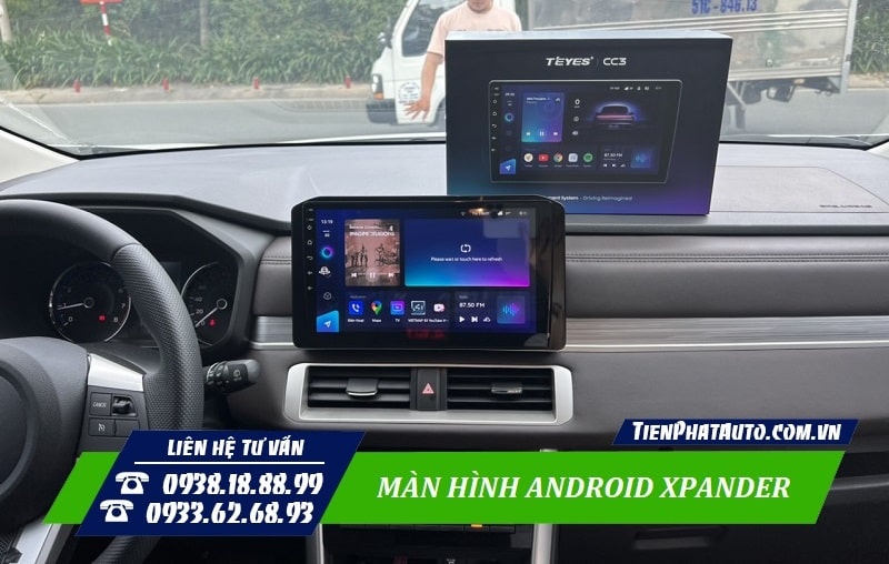 Lắp màn hình Android Xpander 2023 giúp mang lại nhiều sự tiện lợi