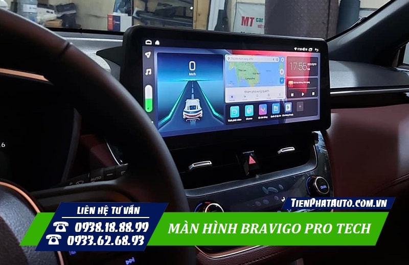 Màn hình Bravigo Pro Tech kích thước lớn đầy sự sang trọng