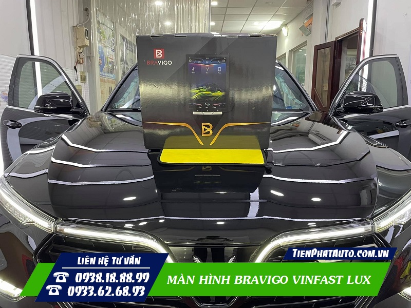 Tiến Phát Auto chuyên lắp màn hình Bravigo cho Vinfast Lux A và Lux SA