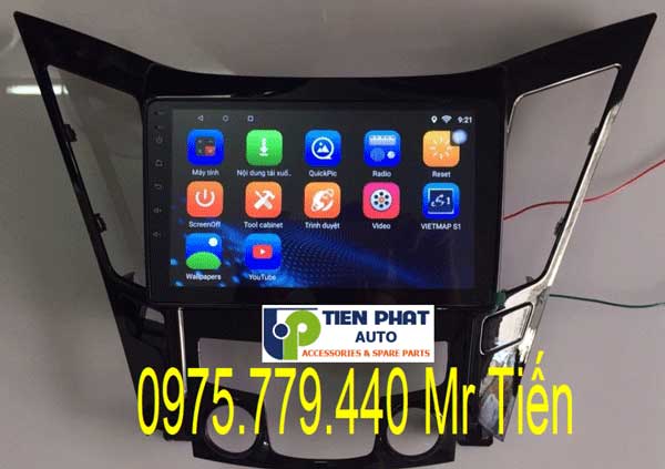 Man hinh dvd chay android cho Huyndai Sonata