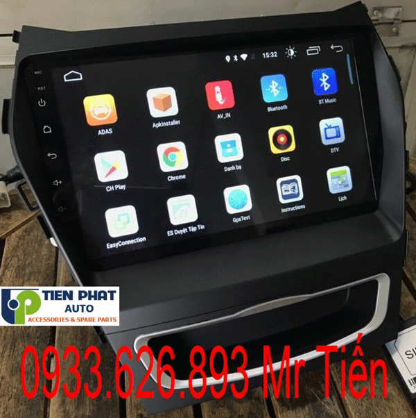 Màn hình DVD chạy android cho huyndai santafe 2018