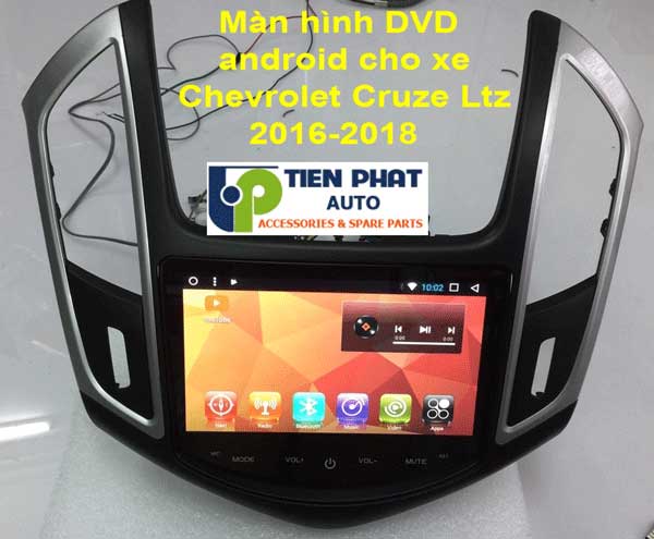 lap dat tan noi man hinh dvd cho Chevrolet Cruze Ltz 2016-2018