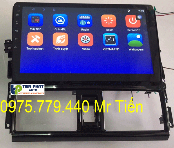 Man hinh DVD android theo xe cho Toyota Vios 2016-2018