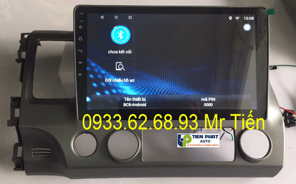 Man hinh DVD chay android cho Honda Civic 2008