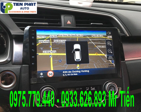 Màn hình DVD chạy android cho Honda Civic 2017-2019