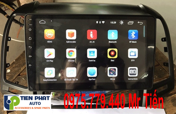 Màn hình dvd chạy android cho huyndai santafe 2008-2011