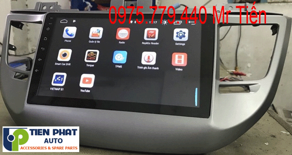 Màn hình dvd chạy android cho huyndai tucson 2018