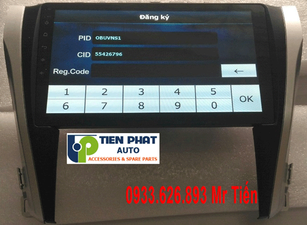 Màn hình Dvd chạy android cho toyota camry 2016-2018