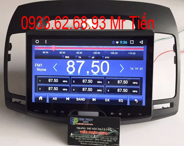 Man hinh dvd chay android cho huyndai avante 2011-2012-2013