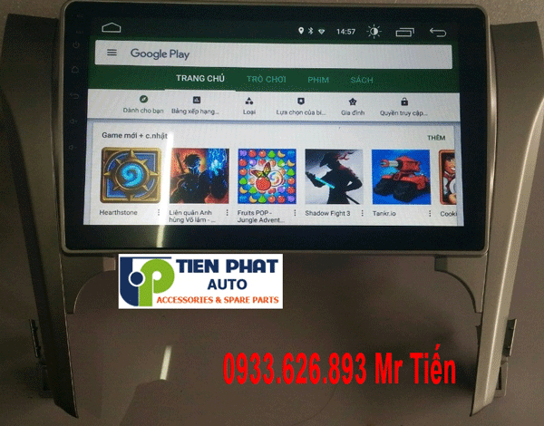 Màn hình Dvd chạy android cho toyota camry 2016-2018