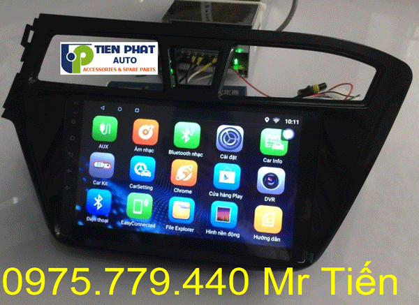Màn hình dvd chạy android cho huyndai i20 2011-2014