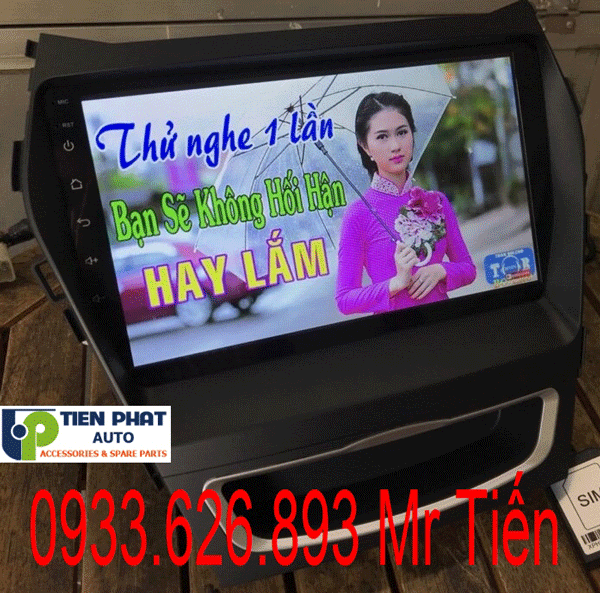 Màn hình DVD chạy android cho huyndai santafe 2018