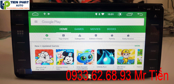 Màn hình dvd chay android cho xe nissan sunny