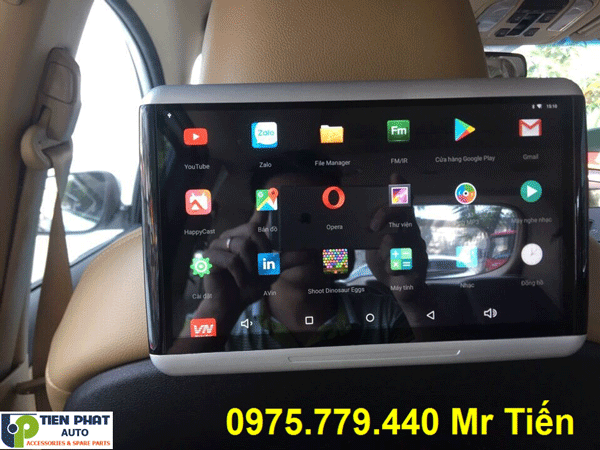 màn hình gối đâu ô tô honda crv 2018