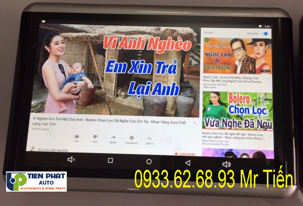 Man hinh goi dau o to cao cap