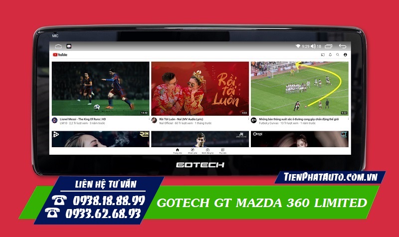 Màn hình giúp đáp ứng các nhu cầu giải trí của bạn ngay trên xe