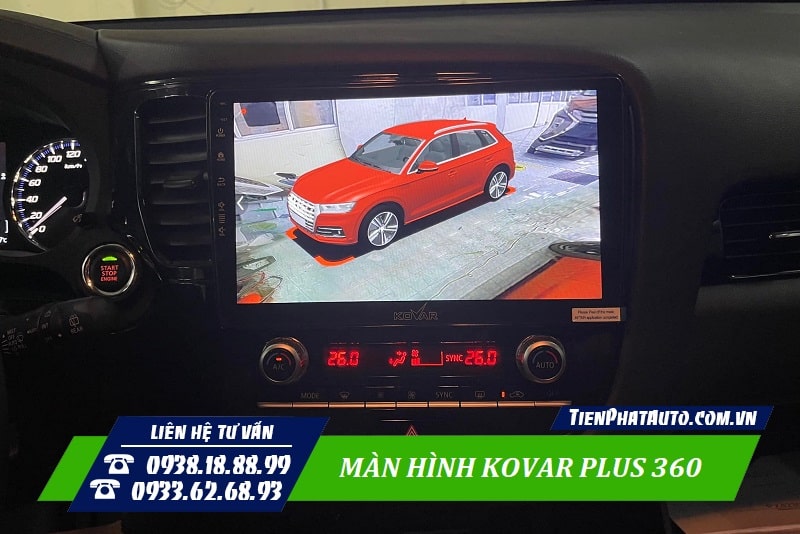 Màn hình Kovar Plus 360 tích hợp hệ thống camera 360 độ toàn cảnh
