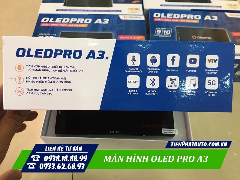 Tính năng và cấu hình xử lý của màn hình OLED Pro A3