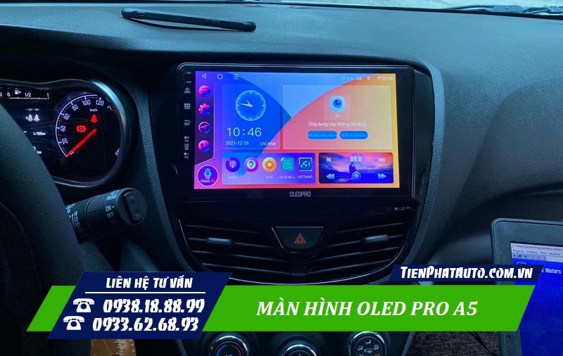 Giao diện màn hình chính của màn hình OLED Pro A5