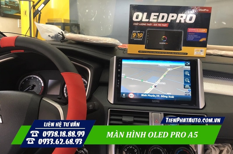 OLED PRO A5 tích hợp sẳn phần mềm hỗ trợ chỉ dẫn đường thông minh