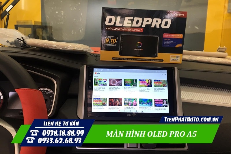 OLED Pro A5 kết nối mạng internet thông qua sim 4G