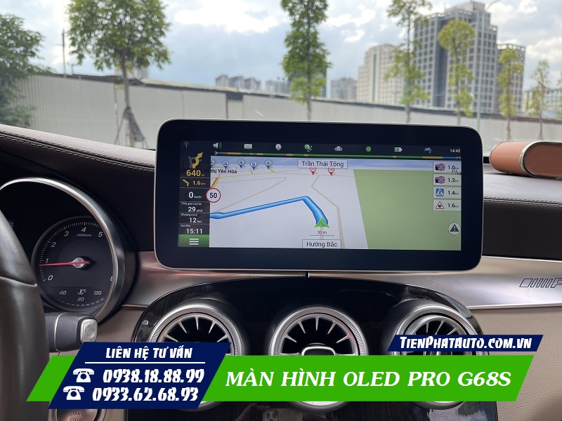 Màn hình tích hợp hệ thống chỉ dẫn đường thông minh Vietmap S1