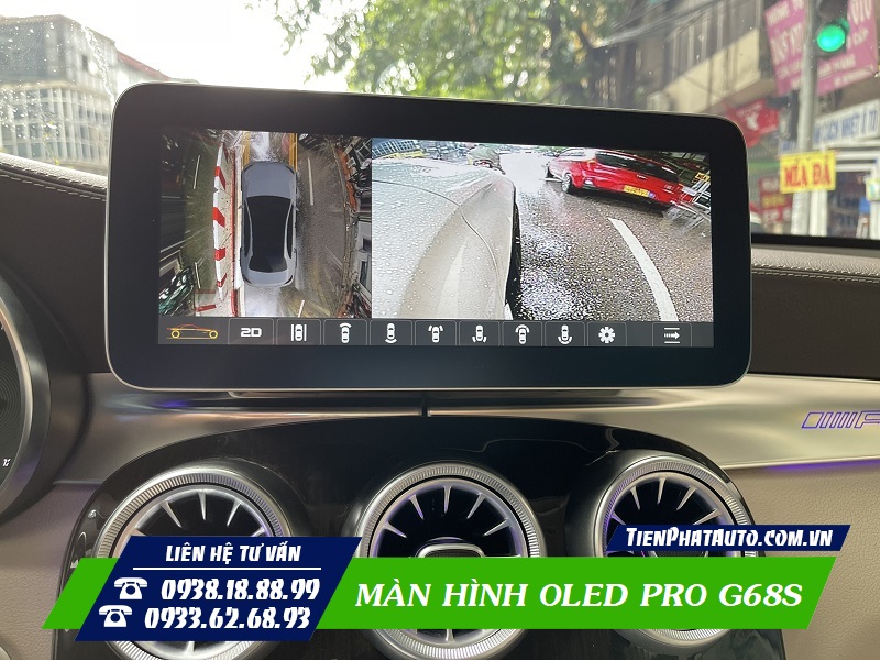 Màn hình OLED PRO G68S tích hợp camera 360 độ rõ nét