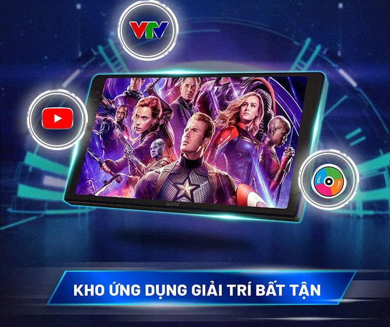Oled Pro Ultra 2K giúp đáp ứng các nhu cầu giải trí trên xe