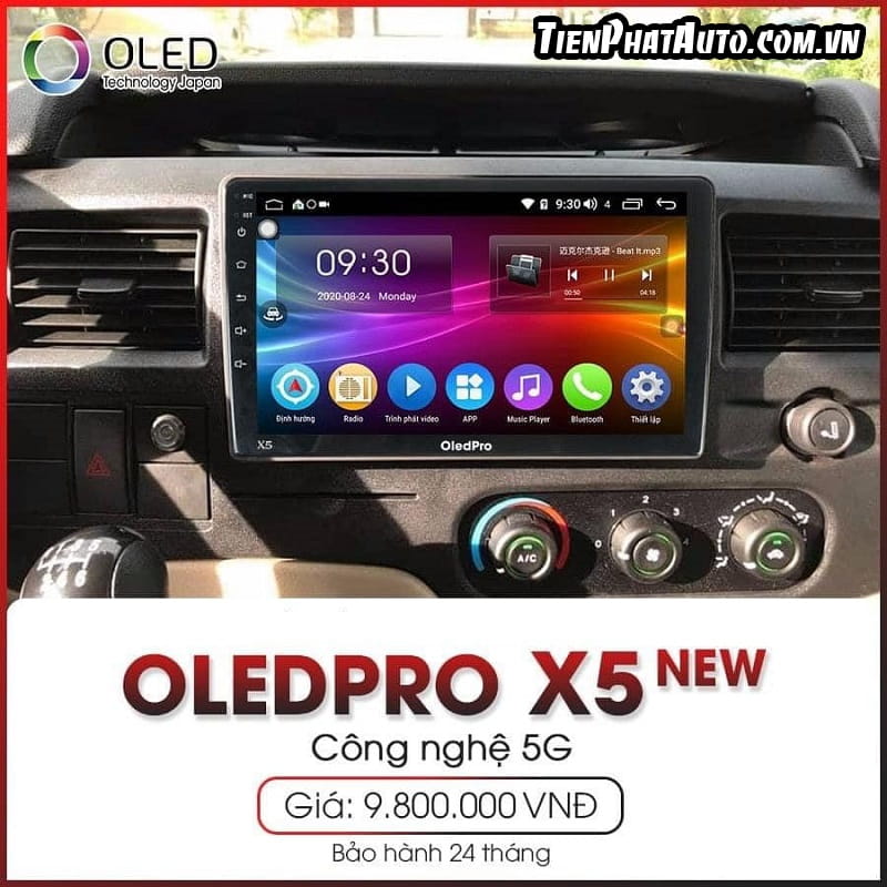 Bảng giá lắp màn hình Android OLED PRO X5 New mới nhất 2021