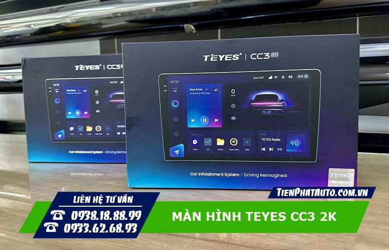 Màn hình Teyes CC3 2K 360 thế hệ phiên bản hoàn toàn mới 2023