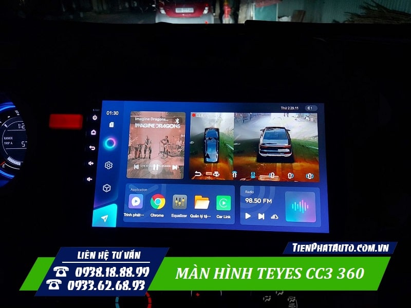 Sản phẩm màn hình TEYES CC3 360 tích hợp camera 360 độ