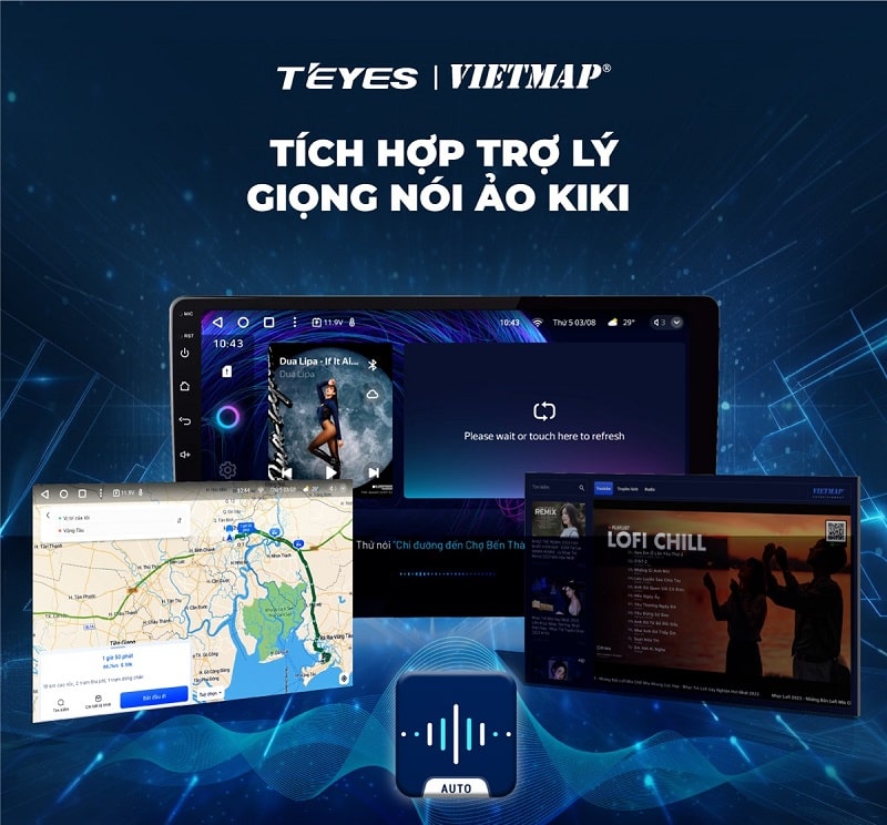 Màn hình Teyes CC3L tích hợp ra lệnh điều khiển giọng nói thông minh
