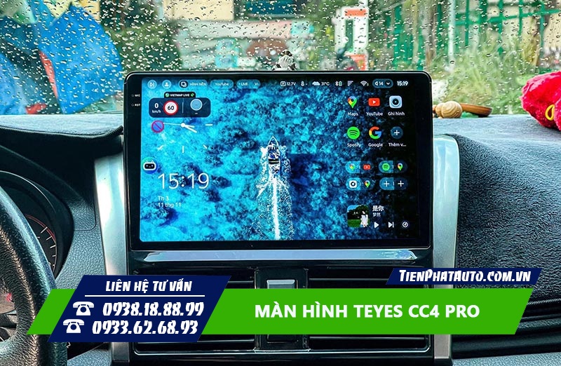 Màn hình Teyes CC4 Pro với nhiều nâng cấp cải tiến mạnh mẽ