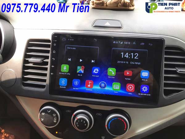 man hinh dvd theo xe cho kia morning co sim 4g 